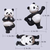 Fridge Magnets Cute Panda Refrigerator Magnets Resin Funny Magnets Refrigerator Stickers