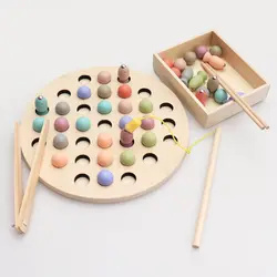 Wooden Baby Toys Magnetic Fishing Sensory Game Toys for Children