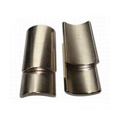 China supplier arc shape Neodymium magnets for electric machinery motor magnet 35H