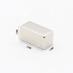 Free Samples 20*15*10 Rectangular Neodymium Magnet Plated Nickel Block Ndfeb Square Magnet