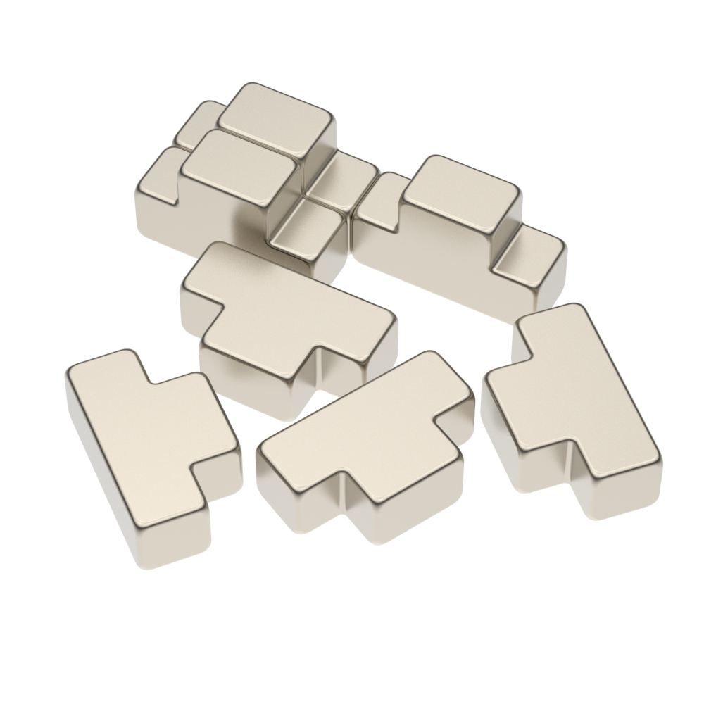 Customized T-Shaped Industrial NdFeB Neodymium Magnet Magnetic Assembly Material Magnets Neodymium