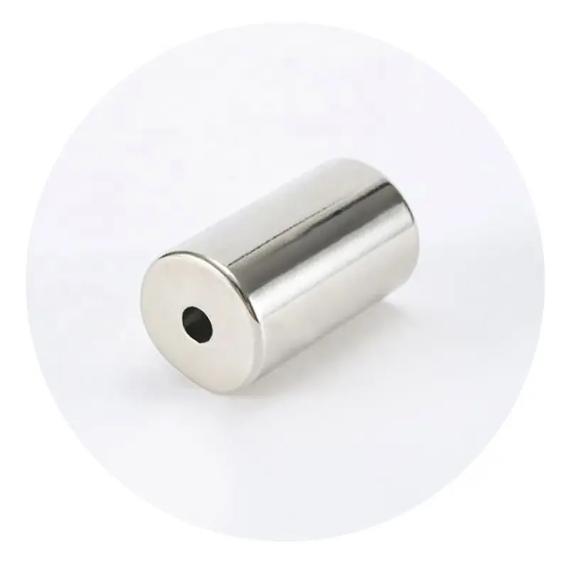 Factory high Sell Neodymium customizes rare materials mate super Strong Straight round hole custom Neodymium magnet