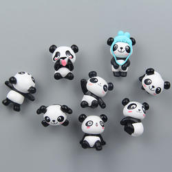 Free Samples 3d Fridge Magnet Cute Cartoon Panda Refrigerator Magnets