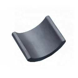 Customized Strong Ceramic Ferrite Ring Magnet Y30 Grade Arc Ferrite Magnets For Motors