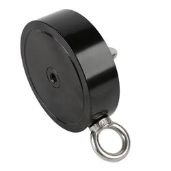 Ndfeb neodymium fishing pot magnet 1000 lbs with eyebolt