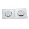 Factory Wholesale PVC Single Pole Monopole Fastener Hidden Magnetic Snap Magnet Button for Cloth Box Bags