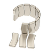 Strong N42sh Arc Tile Segment Curved N52 Neodymium Permanent Electric Motor Generator Magnets Magnet for Wind Turbine