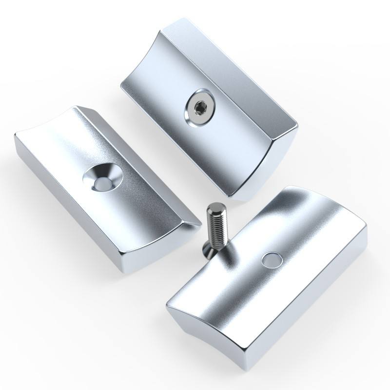 Custom High-Temperature Resistance N30 N33 N35 N52 BLDC Electric Motor Sensor Generator Arc Magnetic Tile Magnet Magnetic Coupler Neodymium Magnets