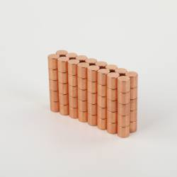 Customized Magnet Neodymium Rod Magnet Cylinder with Nickle Plating