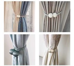 Strong Curtain Magnetic Buckle Home Furniture Decorative Holders Holdbacks Tieback Magnetic Curtain Buckle Magnetic Curtain Tape