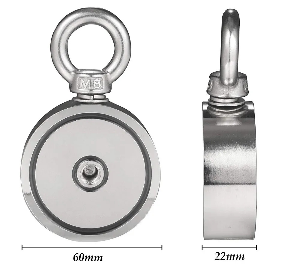 Fishing Magnet Pot With A Eyebolt Recovery Neodymium Searching Magnet Salvage Magnet