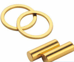 Permanent N35 Disc Ndfeb Neodymium Magnet Gold