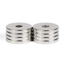 Customized Disc N42 Permanent Neodymium Magnet Circular Countersunk Hole Ring Sintered Ndfeb Magnet