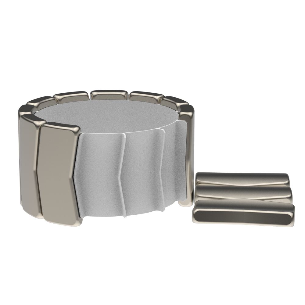 Strong N42sh Arc Tile Segment Curved N52 Neodymium Permanent Electric Motor Generator Magnets Magnet for Wind Turbine