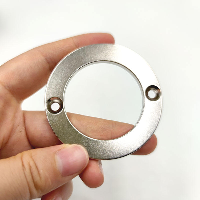 N52 Large Radial Ring Neodymium for Motor Generator with Countersunk Hole Magnet