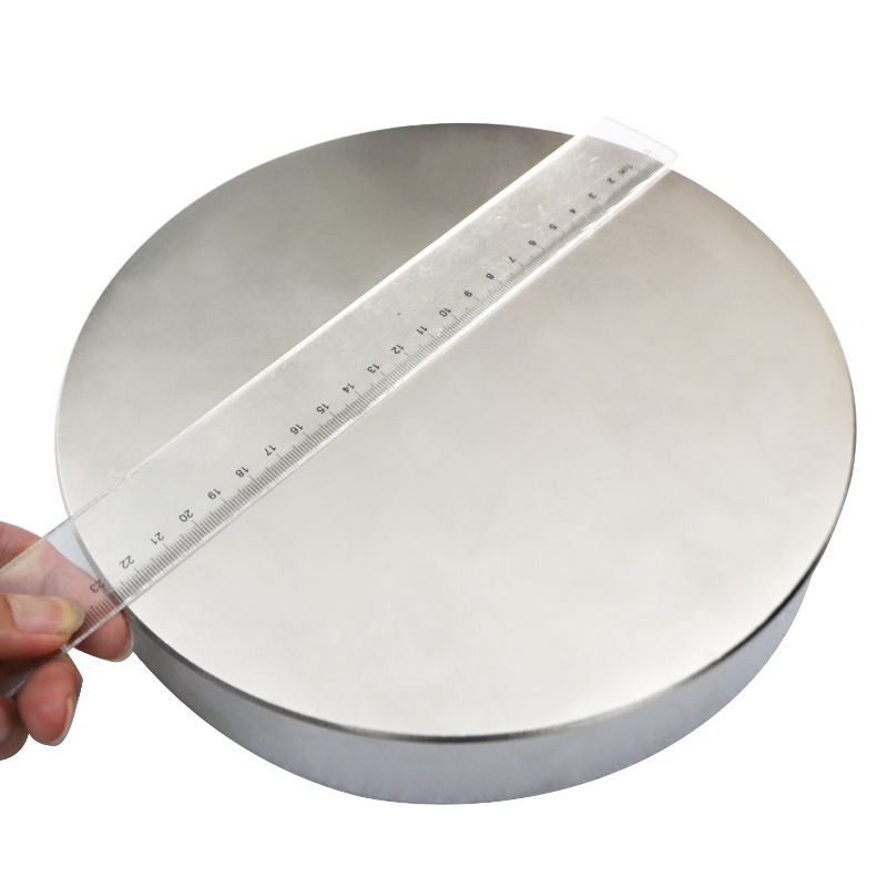 Custom Industrial Neodymium Super Strong N52 NdFeB Wholesale Large Magnets for Sale Round Block Magnet 