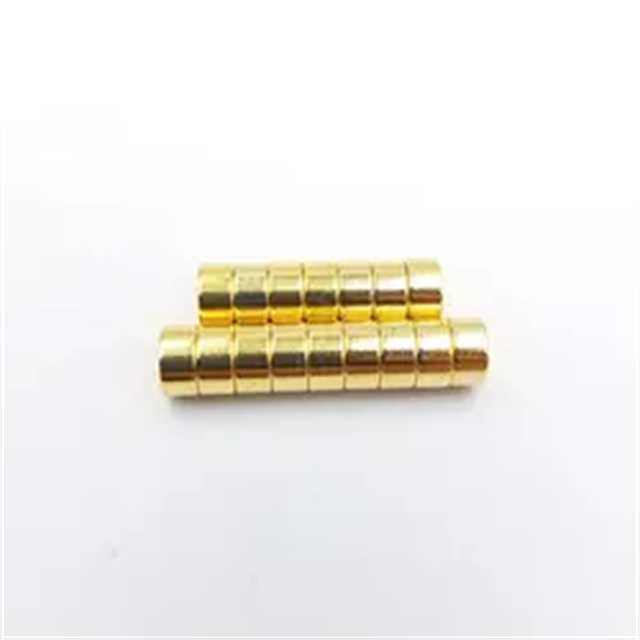 NdFeB Magnet Disc Coating N35 5*2 Gold