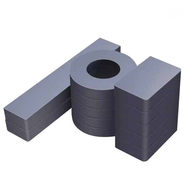 Strong Permanent Magnetic Materials Ceramic Magnets Disc Ring Block Ferrite Magnets for Speaker