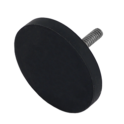 Magnet Assembly NdFeB Male Thread Neodymium Mounting Magnet Rubber Coated Round Base Magnet with External Thread