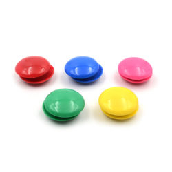 Fridge Magnets Whiteboard Sticker Colorful Circular Plastic Permanent Ferrite Magnet