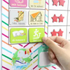 Behavior Charts Magnetic Kids Calendar Collection Chore Cards for Visual Schedules Fridge Magnets