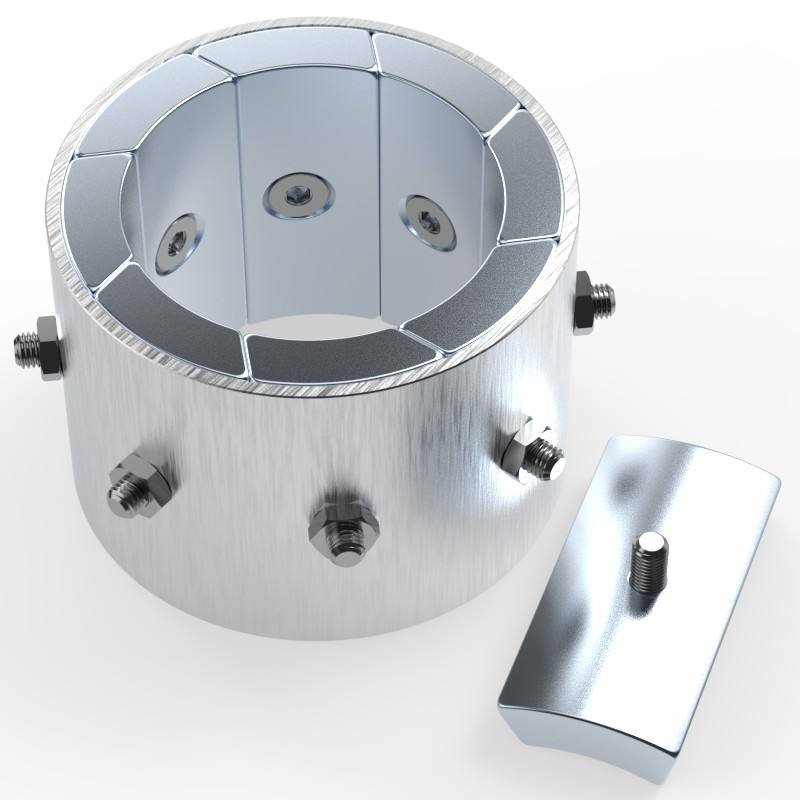 Custom High-Temperature Resistance N30 N33 N35 N52 BLDC Electric Motor Sensor Generator Arc Magnetic Tile Magnet Magnetic Coupler Neodymium Magnets