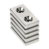 Rectangular Strong Magnet Custom Shape Square Cube Sink Hole Round Magnet Piece Ndfeb Neodymium Magnet N52
