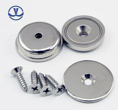 China Manufacture Neodymium Magnetic Hook Pot Assembly, Magnet Pot / Cup Shape 32mm Pot Magnets