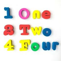 67 Pcs Fridge Magnet 3d EVA Foam Letters Fridge Magnet Education Toy Magnetic Letters