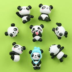 Free Samples 3d Fridge Magnet Cute Cartoon Panda Refrigerator Magnets