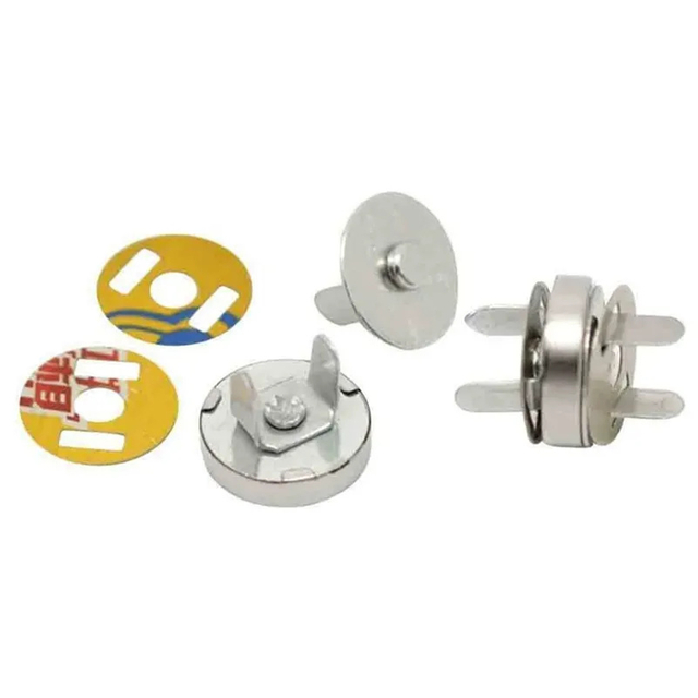 strong metal magnetic snap button for leather bag
