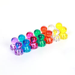 Easy To Use Color Transparent Magnetic Thumbtacks