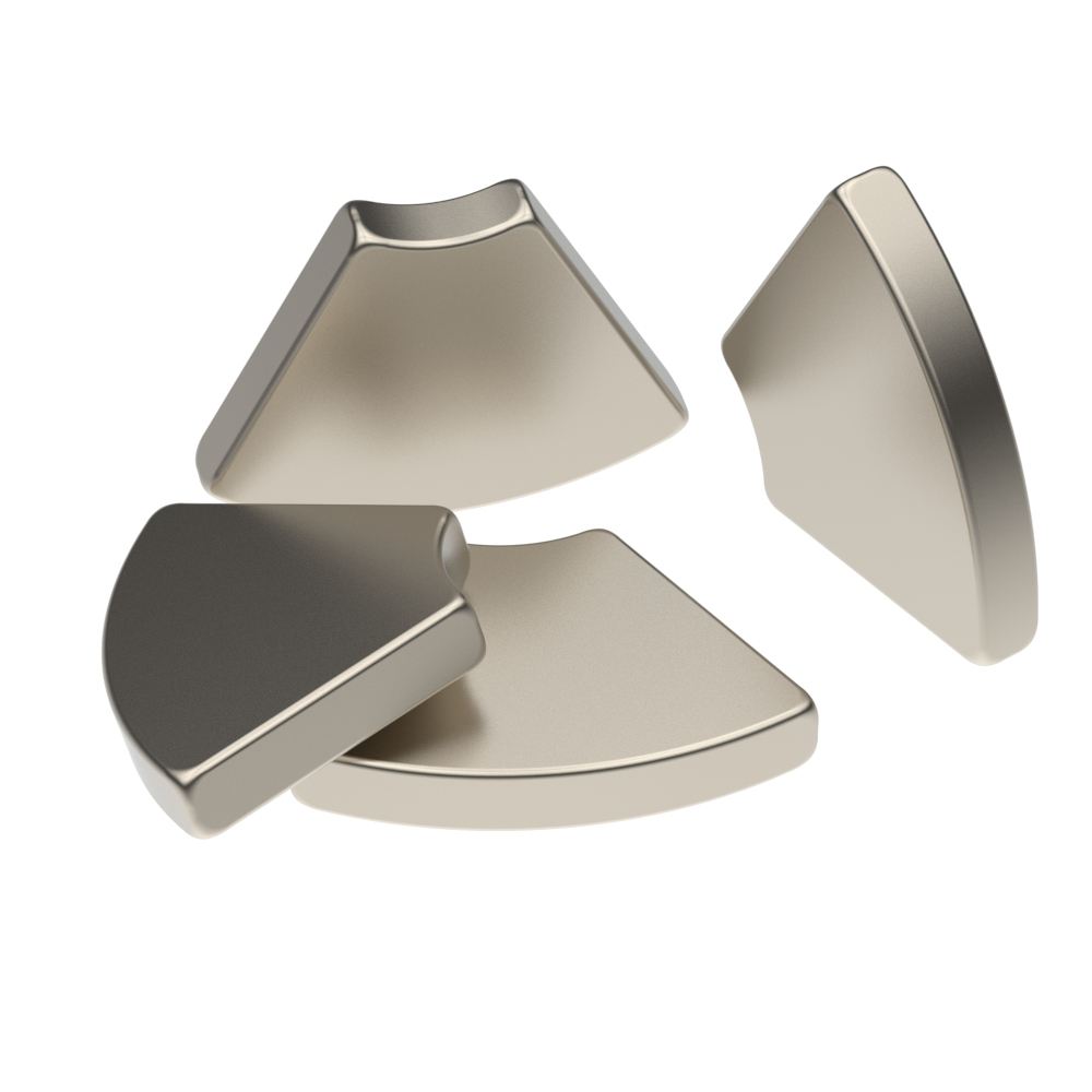 Epoxy Black Strong Arc Neodymium NdFeB Motor Magnet Magnets for Electric Motors