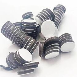 25/50/100PCS 12x2mm Round Magnetic Discs Flexible Rubber Refrigerator Fridge Magnets Dots with Adhesive Backing for DIY Crafts