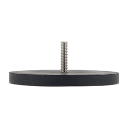 Magnet Assembly NdFeB Male Thread Neodymium Mounting Magnet Rubber Coated Round Base Magnet with External Thread