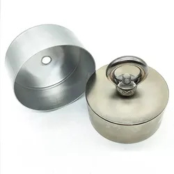 N52 Super Strong Neodymium Magnets Fishing Magnet 2200kg Pulling Force with Eyebolt
