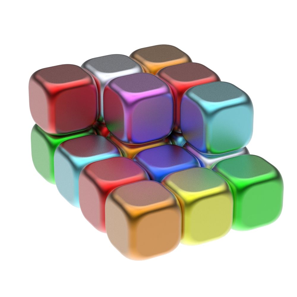 N40H N42H N44H Colorful Neodymium Magnets Block Square Bar Cube Magnetic Materials Magnet Strong Permanent Magnet 