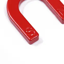 U40*36*8*6 Red education alnico horseshoe magnet