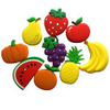 Wholesale fruit series pvc rubber refrigerator stickers grapes, bananas, cherries, etc.