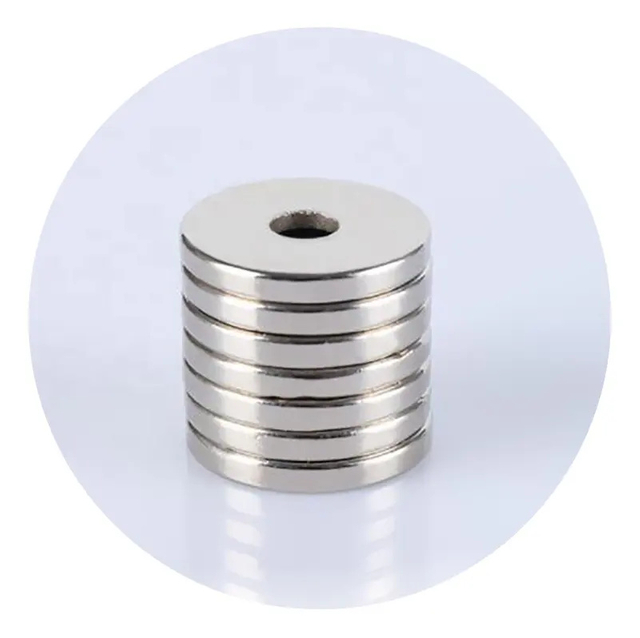 Factory customizes Round countersunk bore rare materials mate super Strong N52 custom Neodymium Magnet