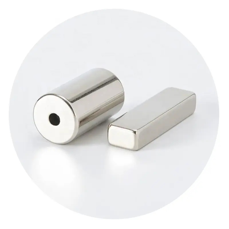 Factory high Sell Neodymium customizes rare materials mate super Strong Straight round hole custom Neodymium magnet