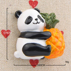 Cute Panda Handicraft Ornaments Decorative Sticker Magnets For Refrigerator Doors Fridge Magnets Panda