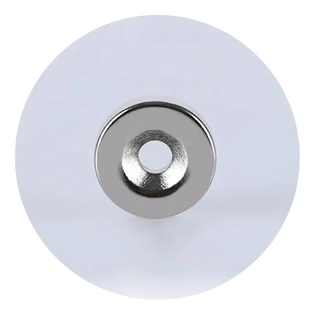 Sink Hole cylinder neodymium N52 super strong ISO professional certification rare earth magnet