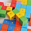 Cubes Toy Wooden Magnetic Building Blocks DIY Build Can Magnet