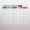 Factory Wholesale Magnetic PET Whiteboard Sticker Fridge Magnet Dry Erase Calendar With Pens Eraser Magnetic Sticker