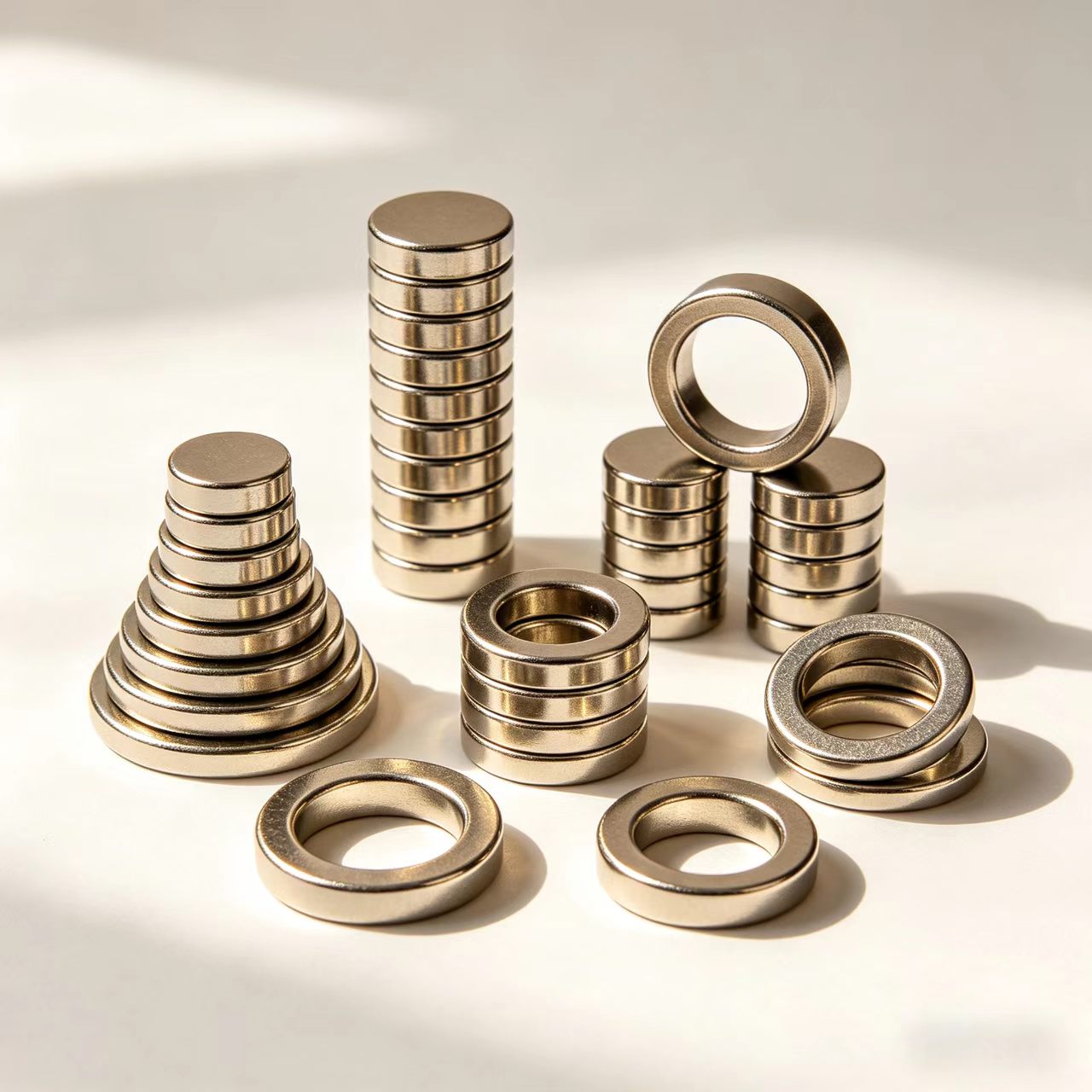 N30 N35 N40 N42 N45 N52 imanes de neodimio redondos imanes permanentes imanes fuertes