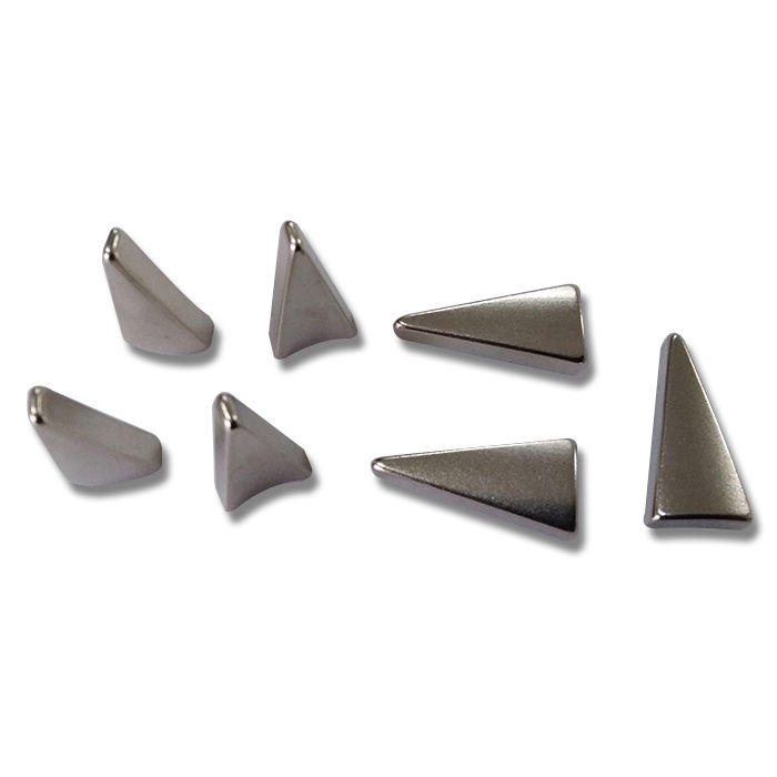 N35 N38 N40 N42 N45 Customizable Permanent Neodymium DC Motor Magnet N52 NdFeB Triangle Magnet 