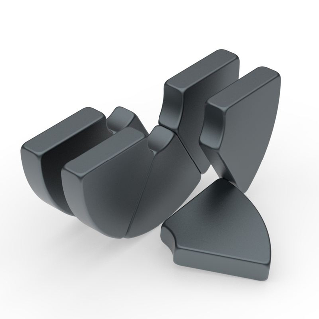 Epoxy Black Strong Arc Neodymium NdFeB Motor Magnet Magnets for Electric Motors