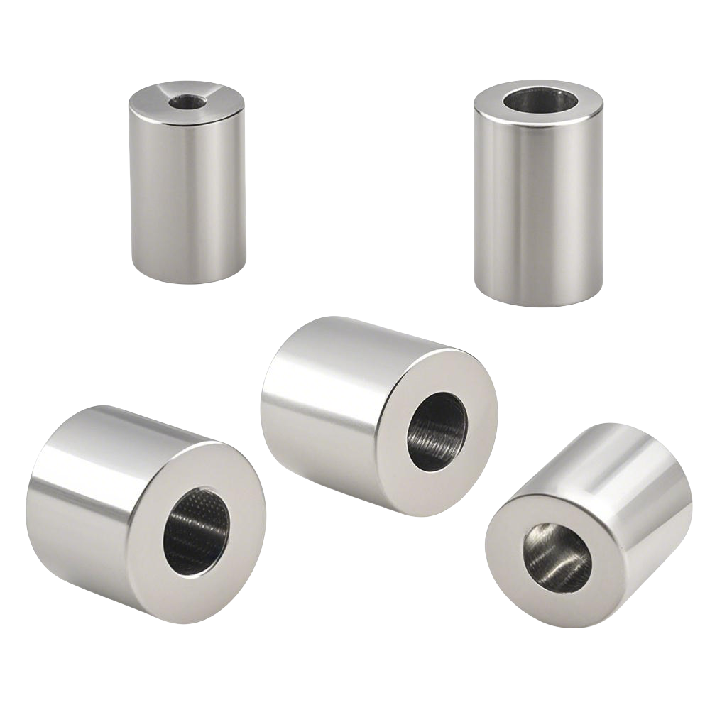 N52 N28ah N30ah N33ah Neodymium NdFeB Strong High Temp Resistant Magnetic Blocks Round Rod Disc Assembly Cylinder Neodymium Magnet With Hole 