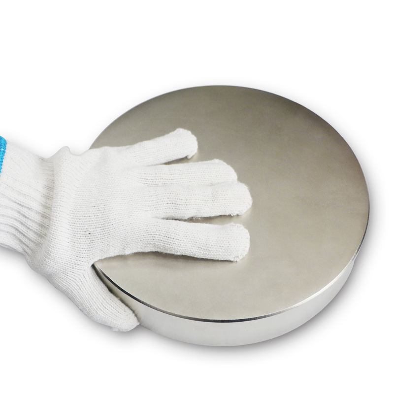 Custom Industrial Neodymium Super Strong N52 NdFeB Wholesale Large Magnets for Sale Round Block Magnet 